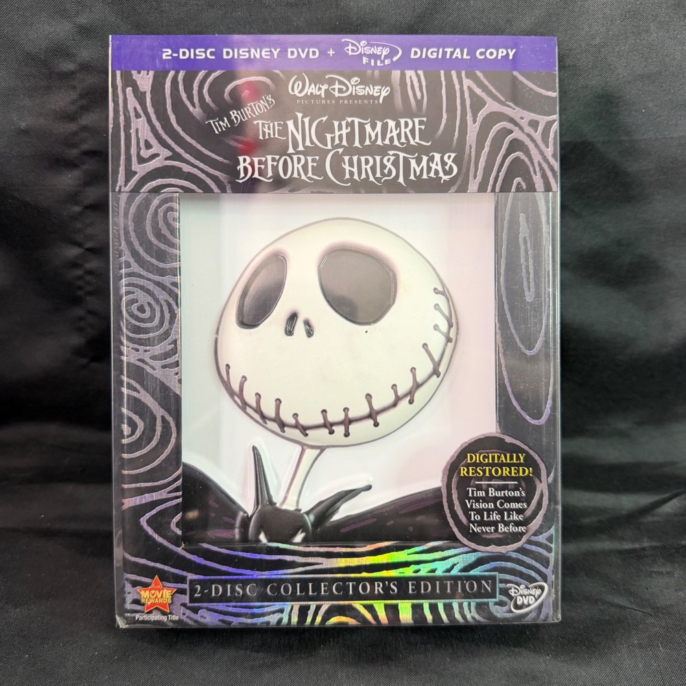 The Nightmare Before Christmas DVD 2-Disc Collectors Edition Tim Burton Disney